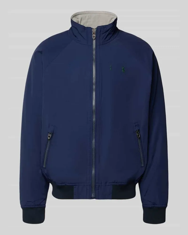 Ralph Lauren Jacke mit Stehkragen und Reißverschluss Marine