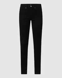 Levi's Shaping Super Skinny Fit Jeans mit Stretch-Anteil Modell 310 - 'Water Black