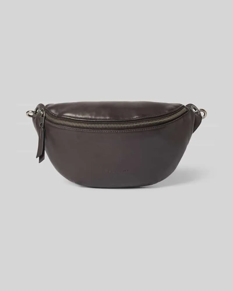 Liebeskind Bauchtasche mit Logo-Prägung Modell 'Tavia Dunkelbraun