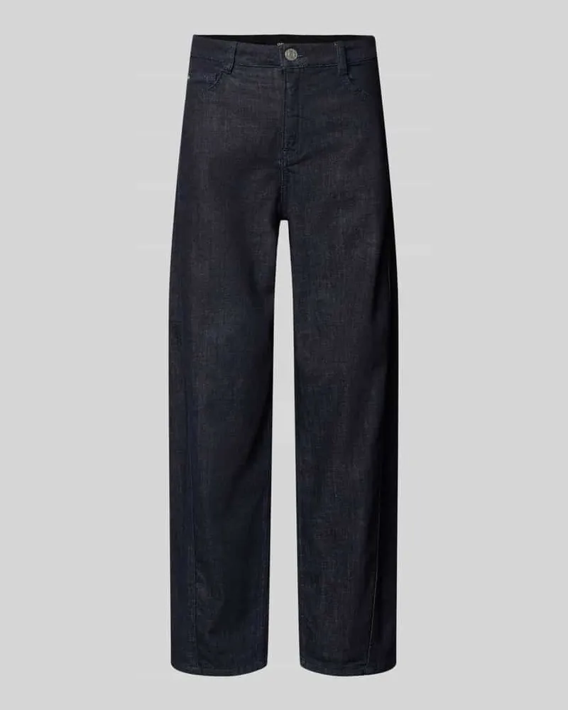 OPUS Barrel Jeans mit Eingrifftaschen Modell 'Lolah vision Dunkelblau