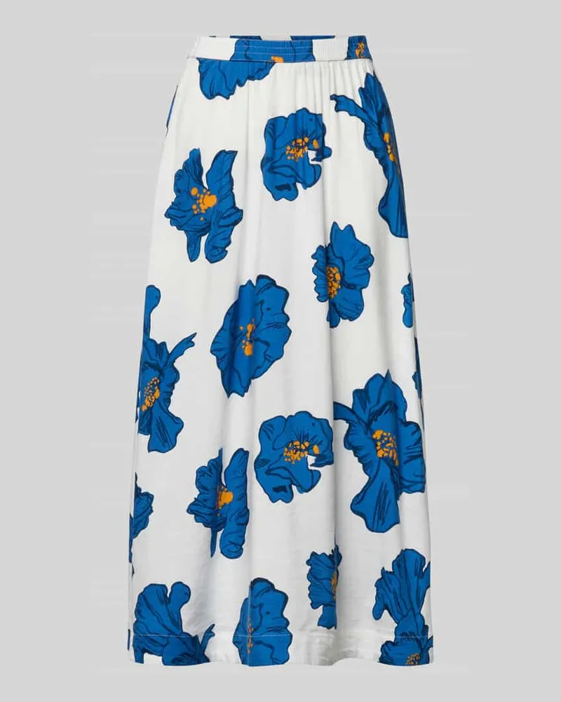 Tommy Hilfiger Midi-Rock aus reinem Leinen Weiss