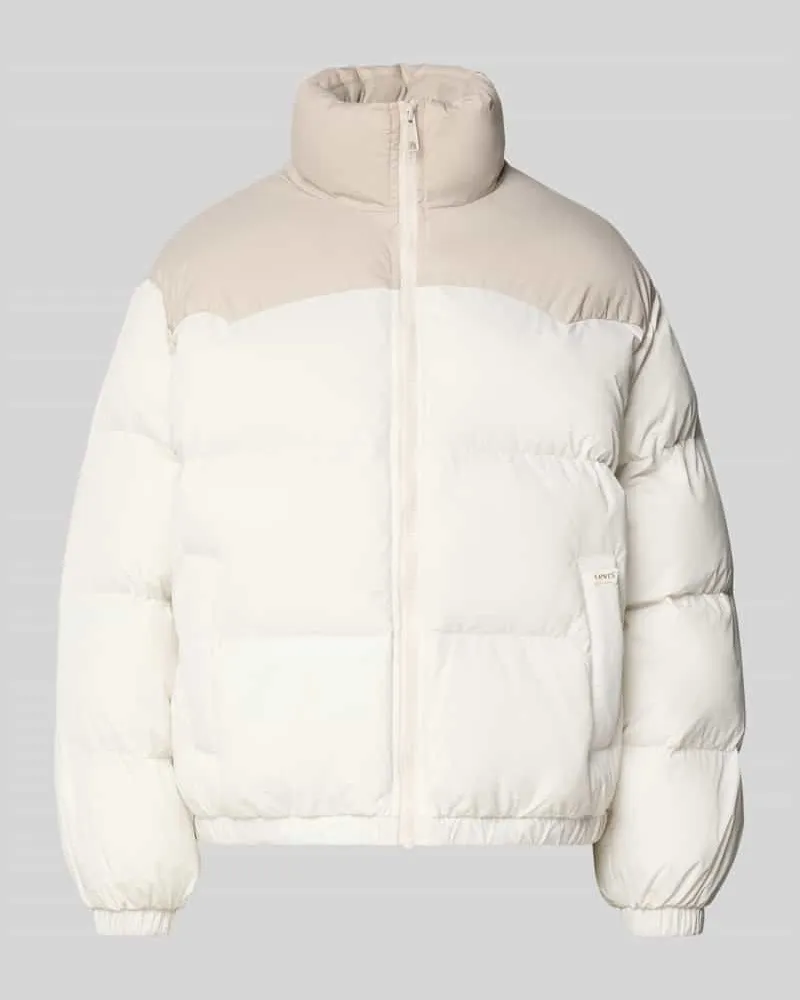 Levi's Steppjacke mit Label-Stitching Modell 'NOE Ecru