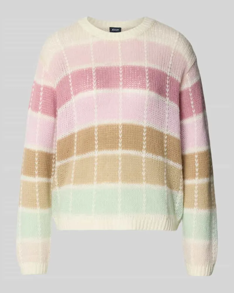 JOOP! Relaxed Fit Pullover mit Alpaka-Anteil Hellrosa