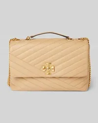 Tory Burch Clutch mit Label-Detail Beige