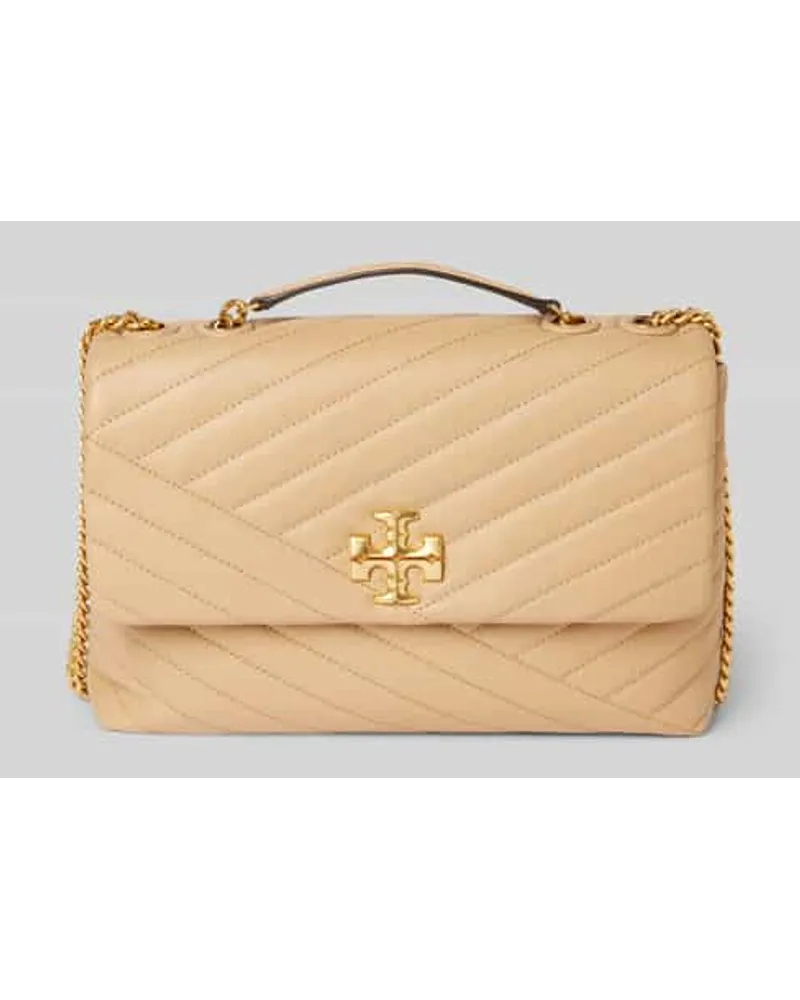 Tory Burch Clutch mit Label-Detail Beige