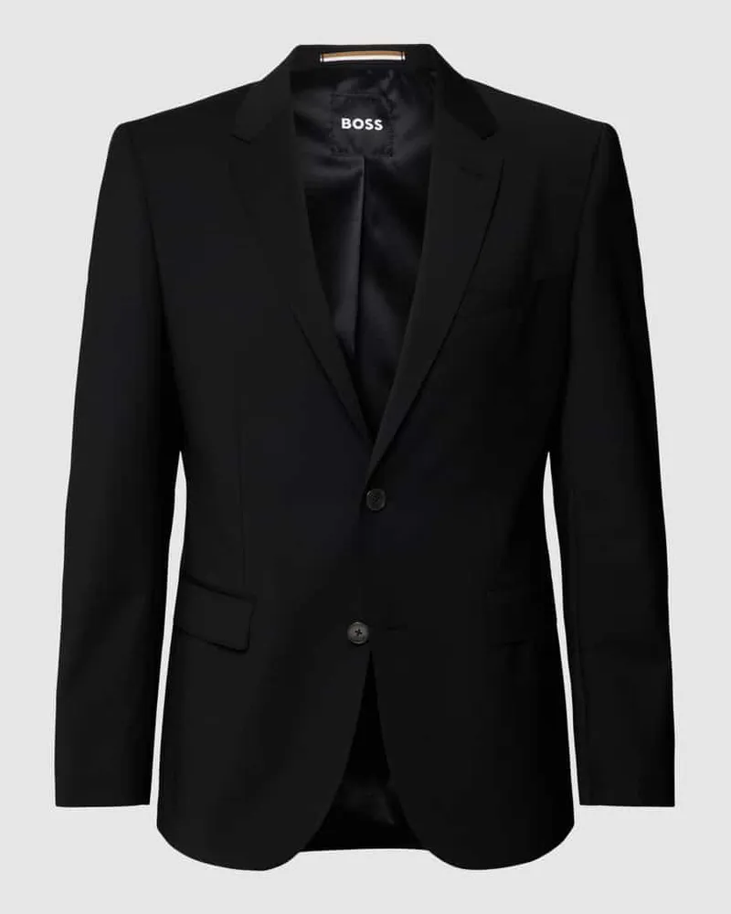 HUGO BOSS Sakko mit Reverskragen Black