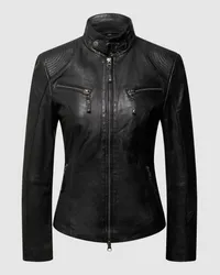 CABRINI Lederjacke aus Lammnappa Black