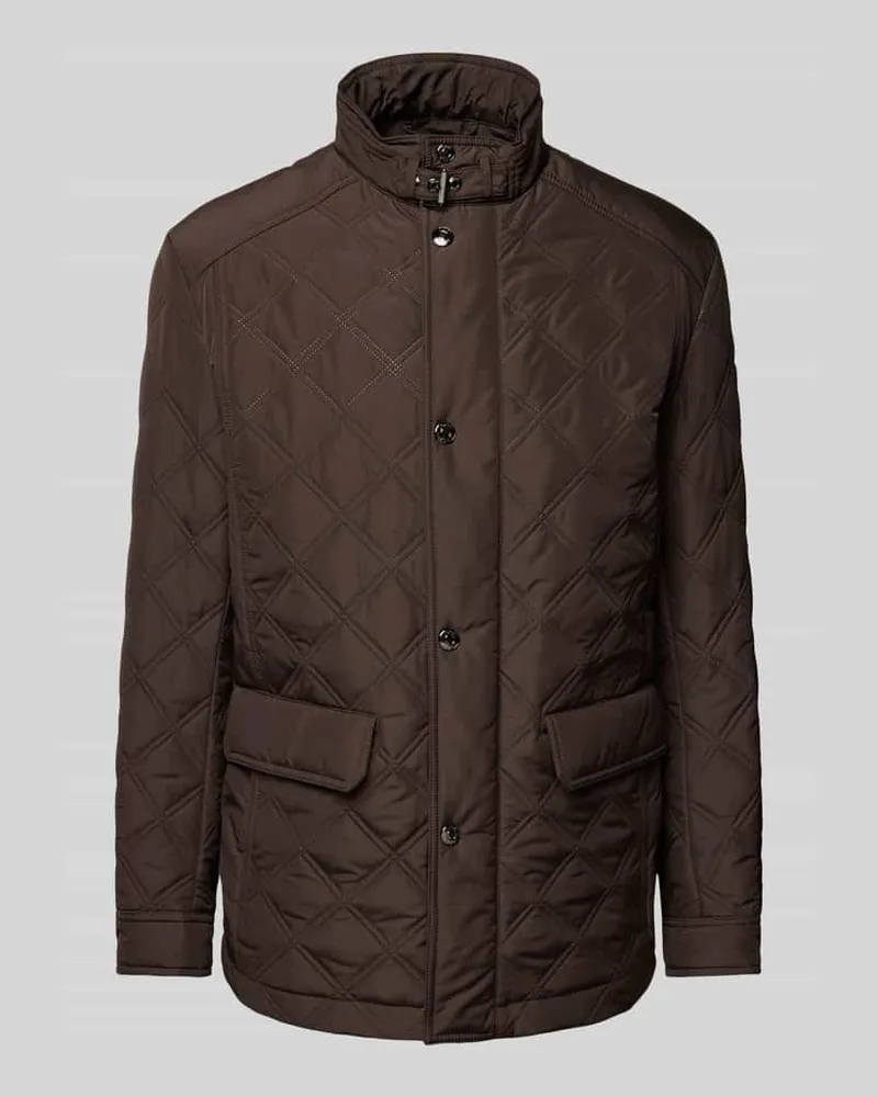 JOOP! Steppjacke mit Stehkragen Dunkelbraun