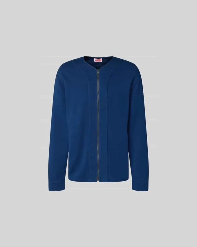 Kenzo Sweatjacke mit Reißverschluss Dunkelblau