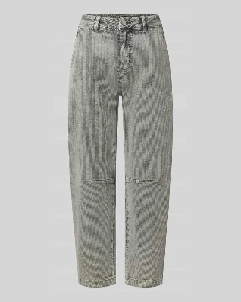 Buena Vista Barrel Fit Cordhose aus Baumwoll-Mix Mittelgrau