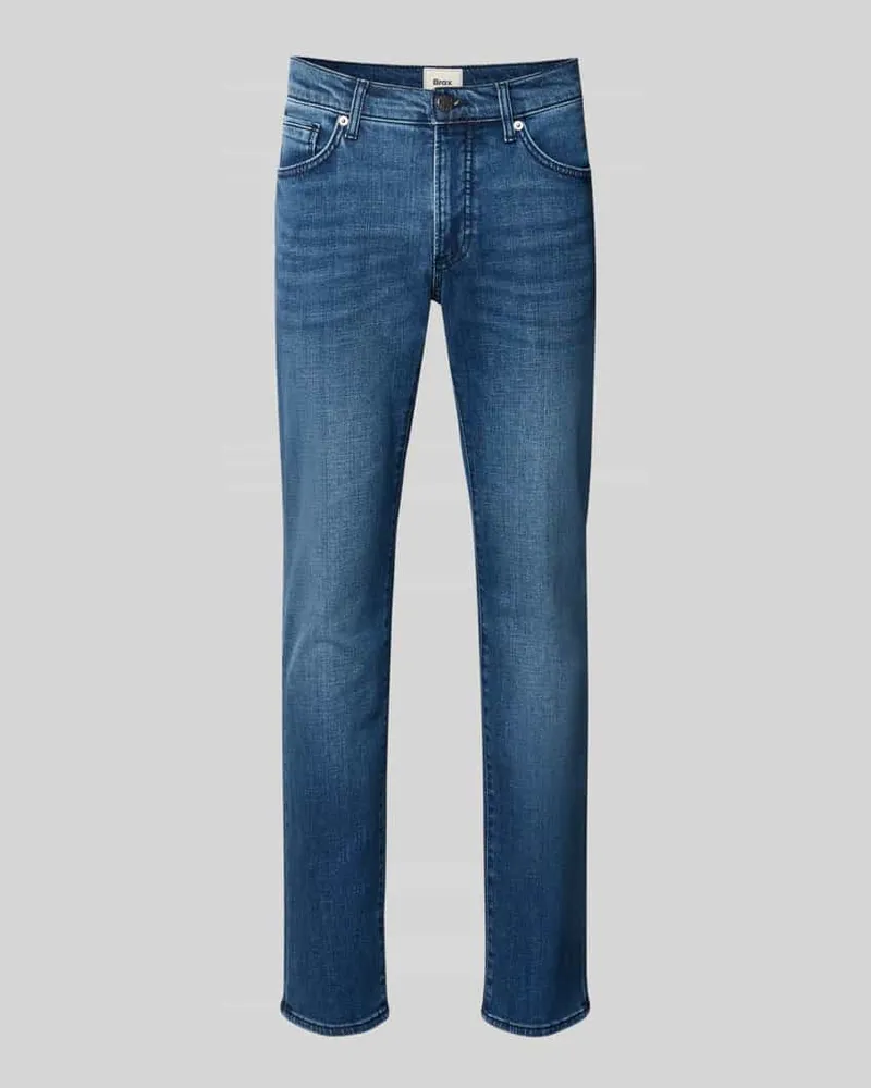 Brax Modern Fit Jeans aus Baumwoll-Mix Modell 'Chuck Jeansblau