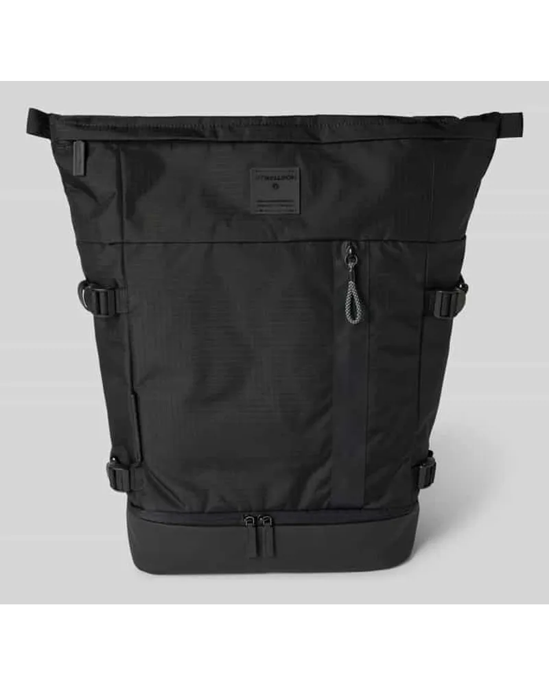 Strellson Rucksack mit Strukturmuster Modell 'sebastian Black