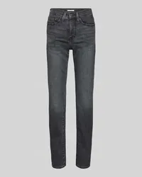 Levi's Shaping Straight Fit Jeans im 5-Pocket-Design Modell '314 Anthrazit