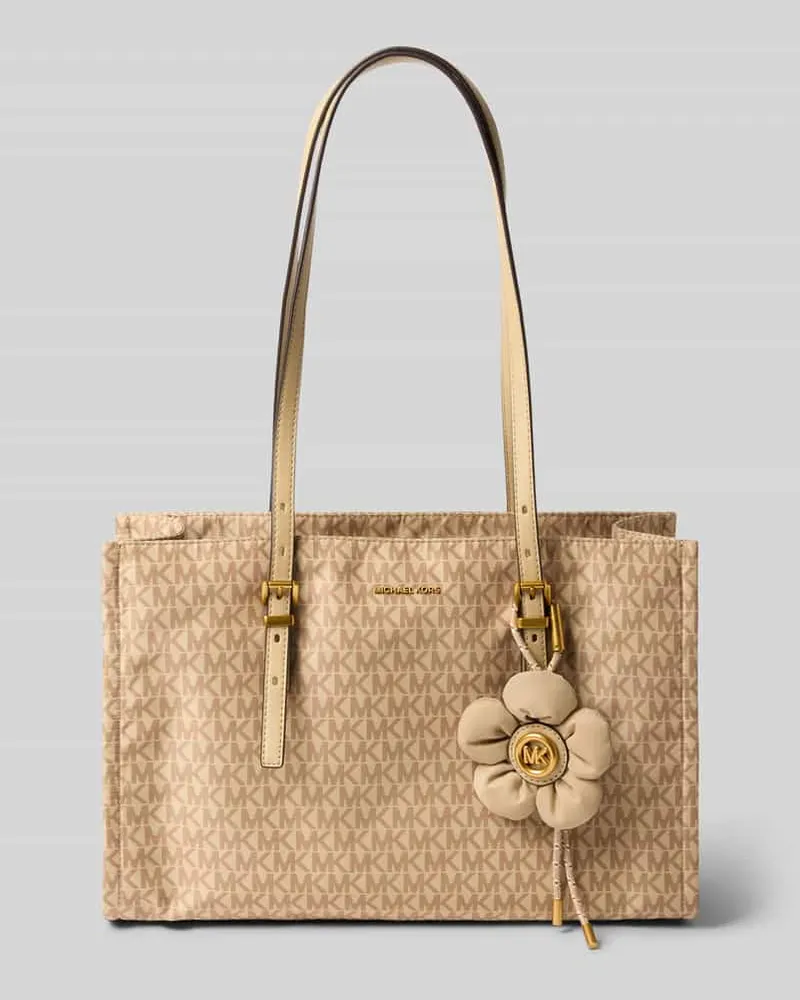 Michael Kors Handtasche mit Logo-Muster Modell 'ZADIE Offwhite
