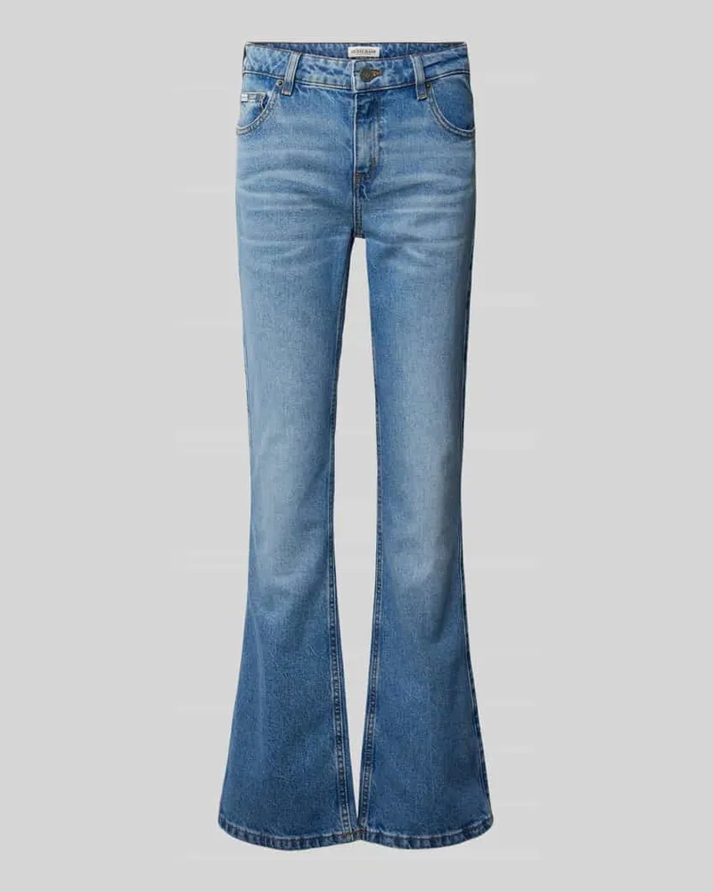 Guess Flared Jeans mit 5-Pocket-Design Hellblau