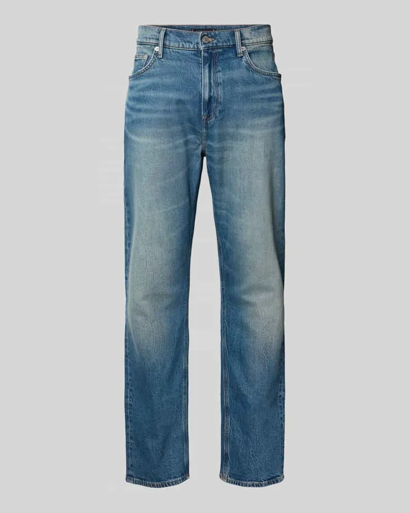 Tommy Hilfiger Regular Fit Jeans aus Baumwoll-Mix Jeansblau