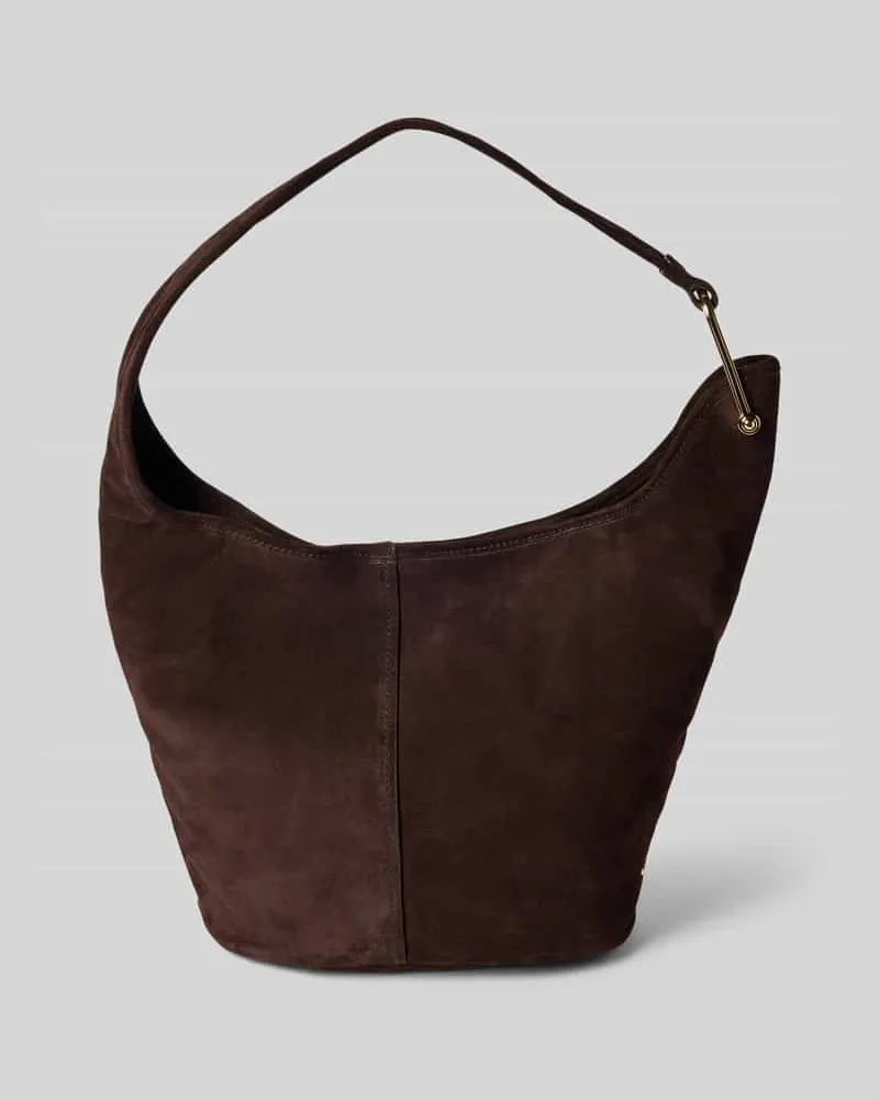 Michael Kors Handtasche mit Magnetverschluss Modell 'SONNY Dunkelbraun