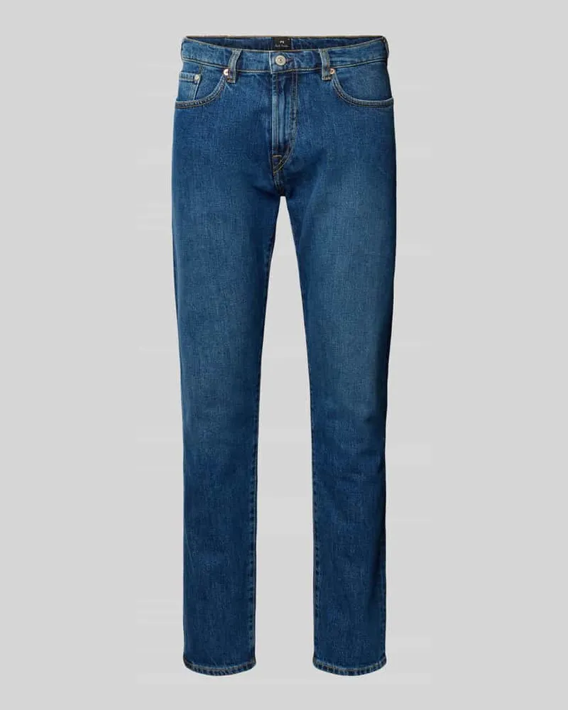 Paul Smith Tapered Fit Jeans mit Eingrifftaschen Marine