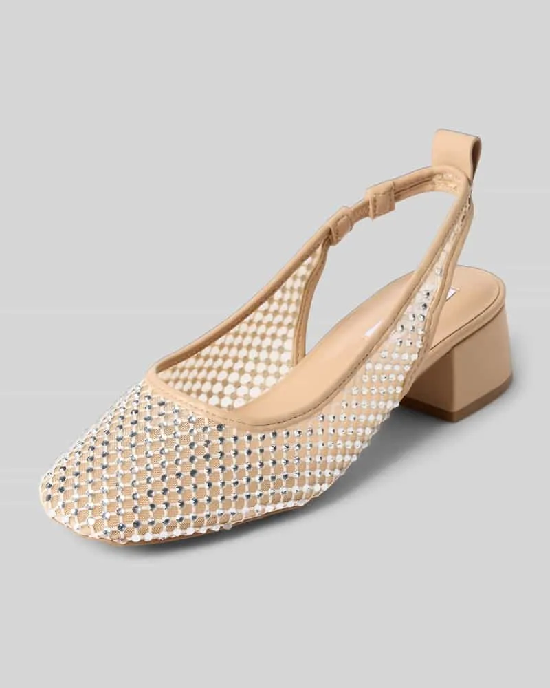 Steve Madden Pumps mit Allover-Strasssteinbesatz Modell 'SMITTEN Ecru