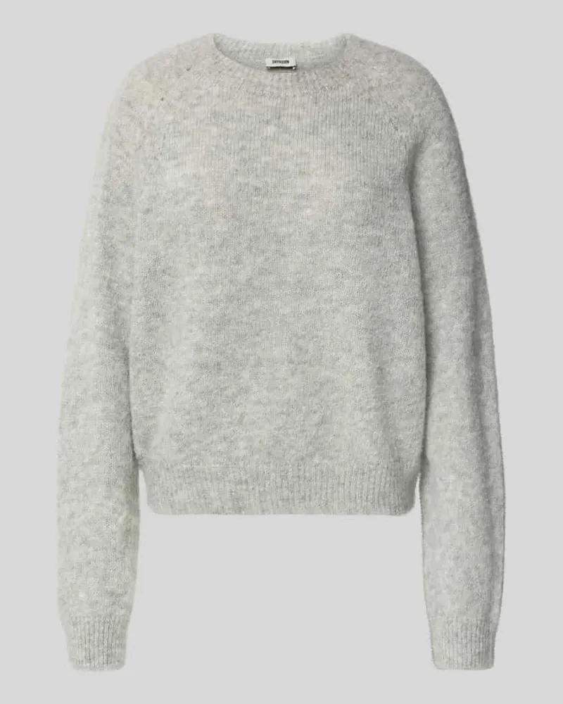 Drykorn Strickpullover aus Alpaka-Mix Modell 'PEMIRI Hellgrau