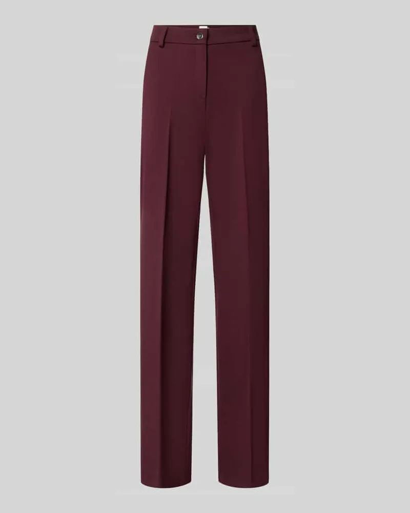 Brax Regular Fit Weite Hose aus Viskose-Mix Modell 'MAINE Bordeaux
