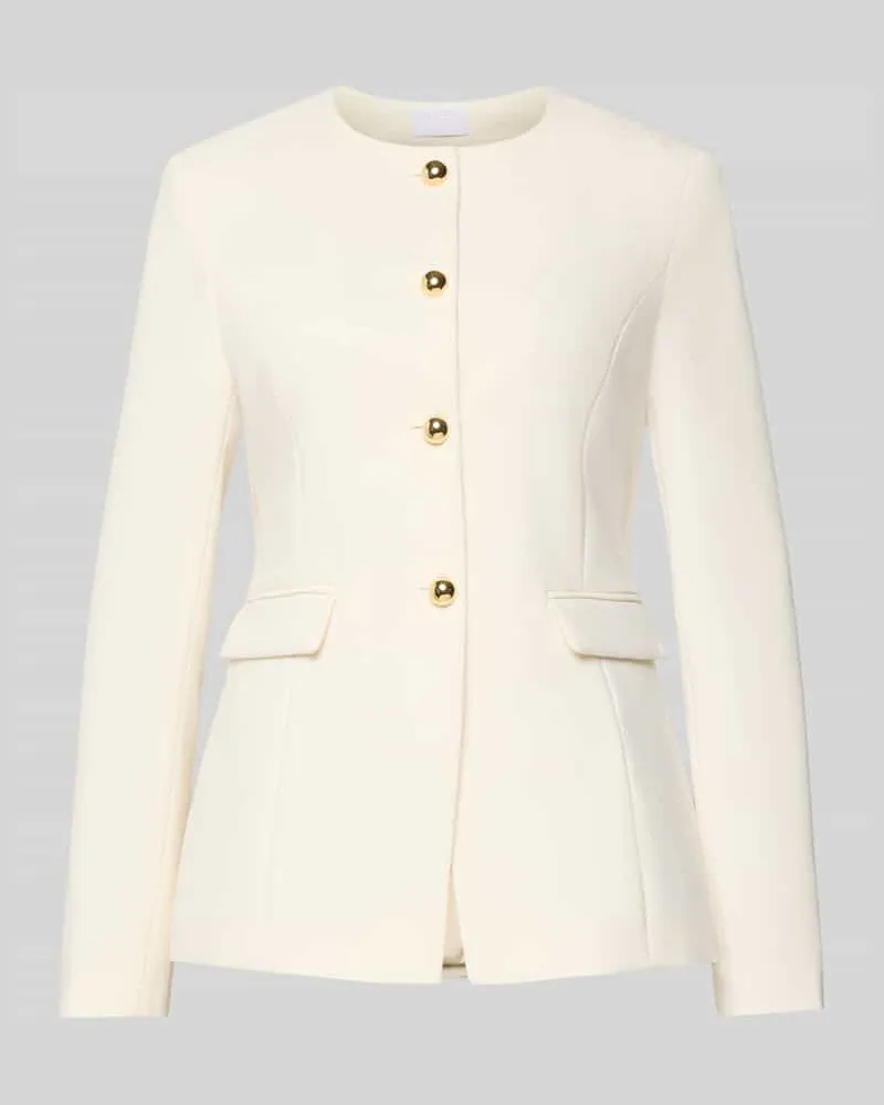 JAKE*S Blazer mit goldenen Knöpfen Ecru