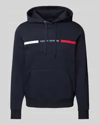 Tommy Hilfiger Hoodie mit Label-Stitching Marine