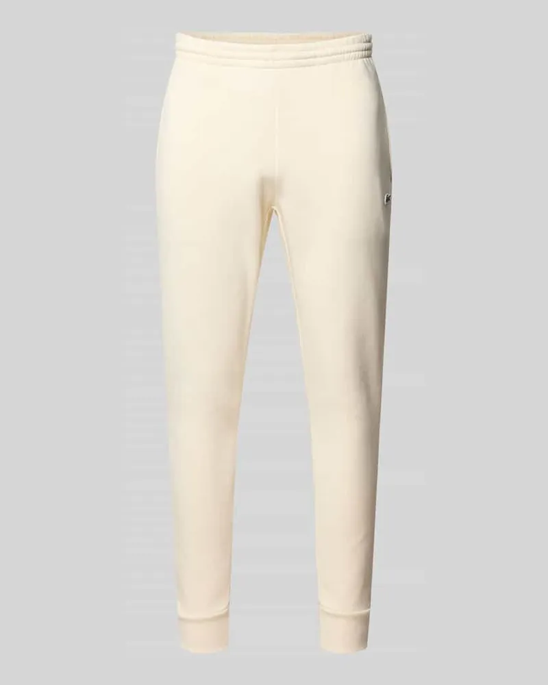 Lacoste Regular Fit Sweatpants aus Baumwoll-Mix Offwhite