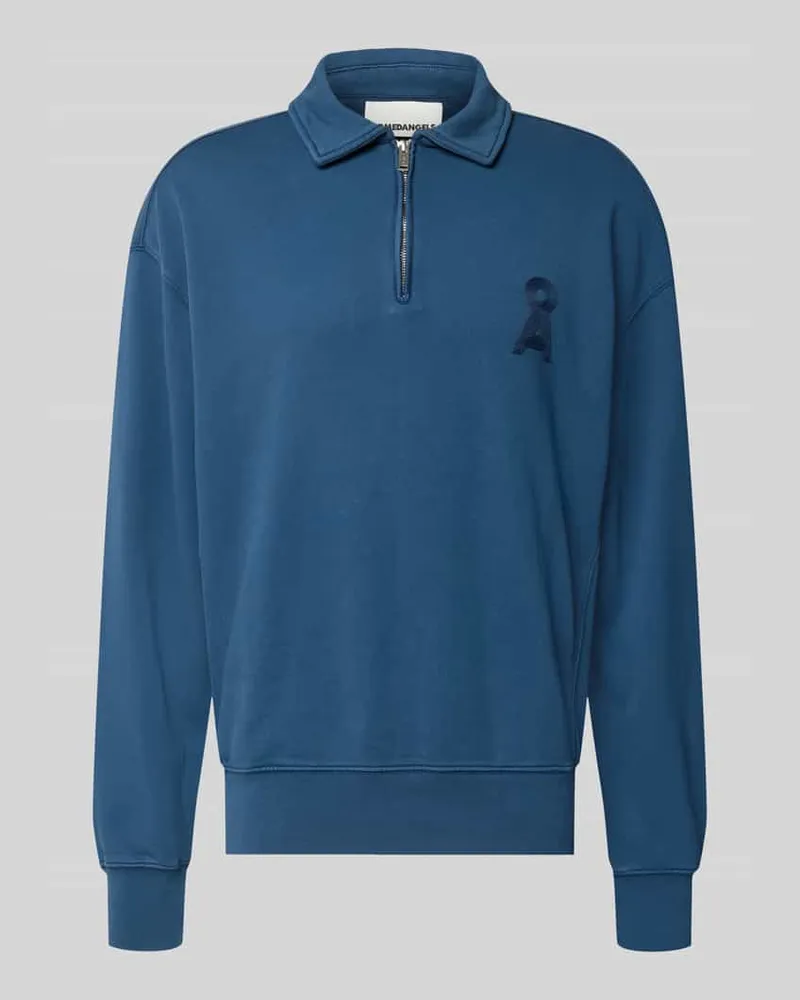 Armedangels Relaxed Fit Troyer aus reiner Baumwolle Modell 'ICONIC Å GMT Marine