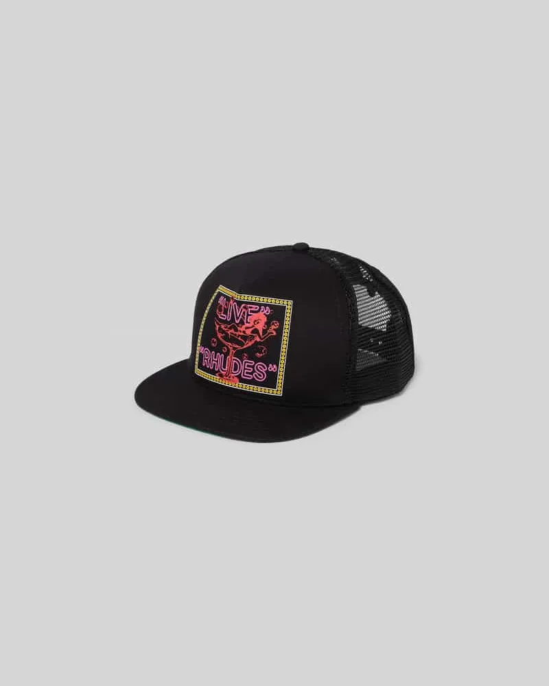 RHUDE Basecap mit Label-Detail Black
