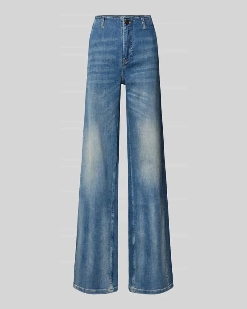 Goldgarn Jeans in verkürzter Passform Modell 'WALLSTADT Blau