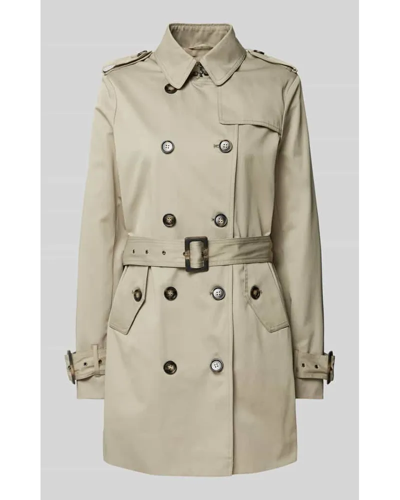 Gil Bret Trenchcoat mit Taillengürtel Sand