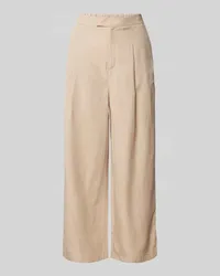 Marc O'Polo Wide Leg Culotte mit Bundfalten Sand