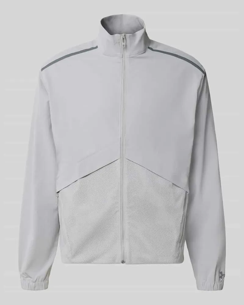 Under Armour Regular Fit Jacke mit Stehkragen Modell 'Unstoppable Mittelgrau