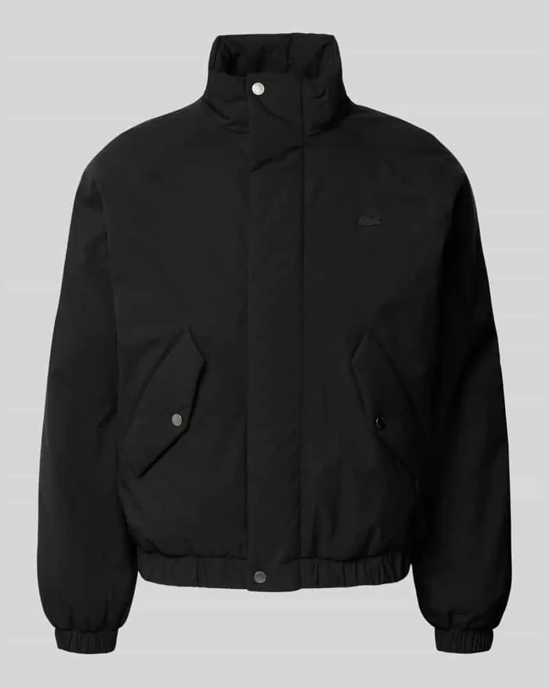 Lacoste Regular Fit Bomberjacke mit Stehkragen Black