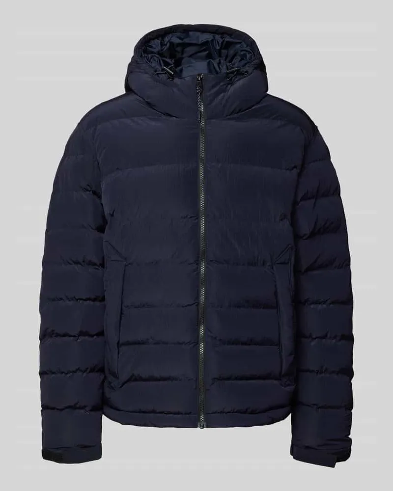 Napapijri Steppjacke mit Kapuze und Reißverschluss Modell 'A-TEREZ Marine