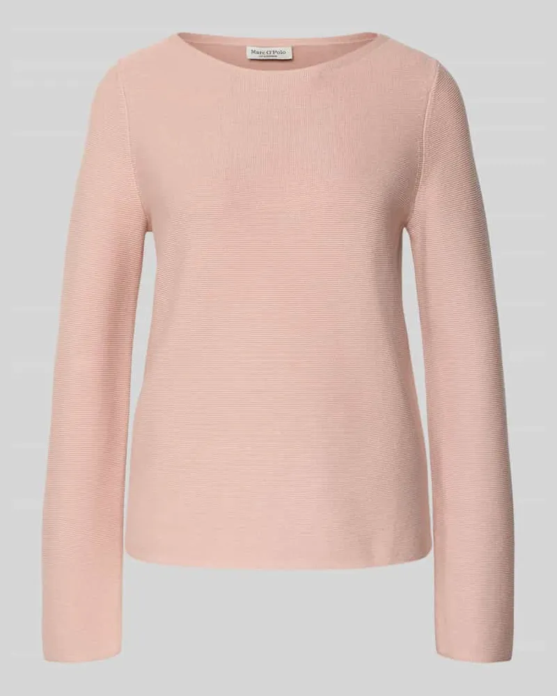 Marc O'Polo Regular Fit Pullover aus reiner Baumwolle Rosa