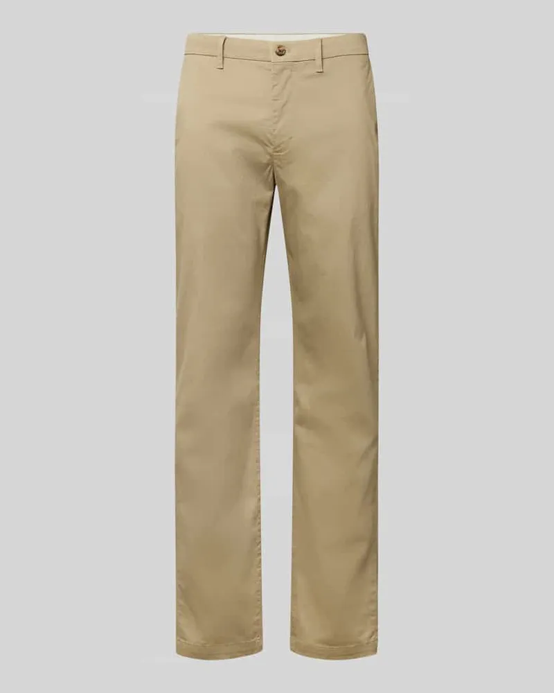 Tommy Hilfiger Regular Fit Chino aus Baumwoll-Mix Modell 'DENTON Beige