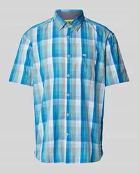 Camel Active Freizeithemd mit Button-Down-Kragen Blau