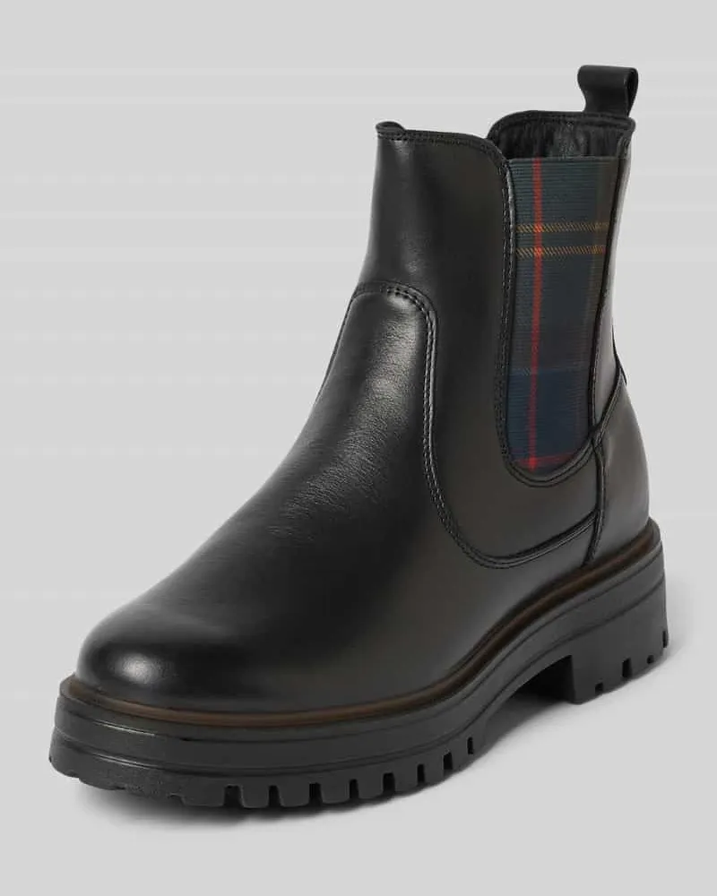 Barbour Boots aus Rindsleder-Mix Modell 'Amberley Black