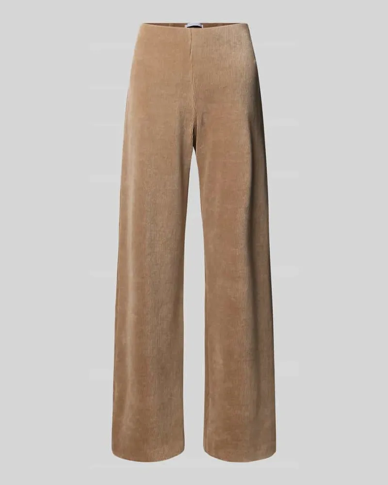 RAFFAELLO ROSSI  Wide Leg Cordhose Modell 'ELAINE Taupe