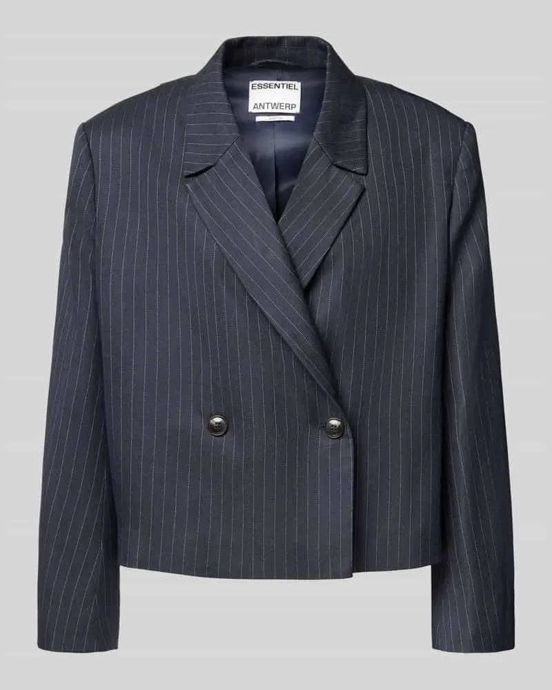 Essentiel Oversized Blazer mit Viskose-Anteil Modell 'ITZEL-I2NA Marine
