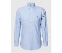 Custom Fit Freizeithemd mit Button-Down-Kragen