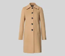 Kurzmantel aus Lanawolle-Mix mit Umlegekragen Modell 'ISA