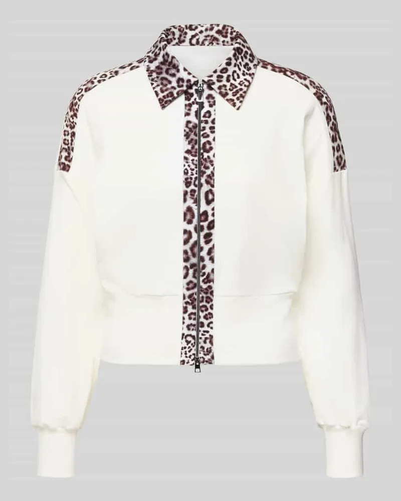 Marc Cain Jacke mit Reißverschluss Offwhite