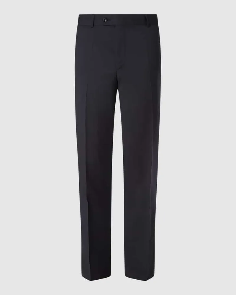 Carl Gross Straight Fit Anzughose aus Schurwolle Modell 'STEVE Marine