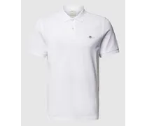 Poloshirt mit Label-Stitching Modell 'SHIELD