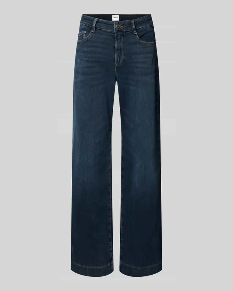 Brax Flared Jeans mit Eingrifftaschen Modell 'MAGIC MAINE Blau
