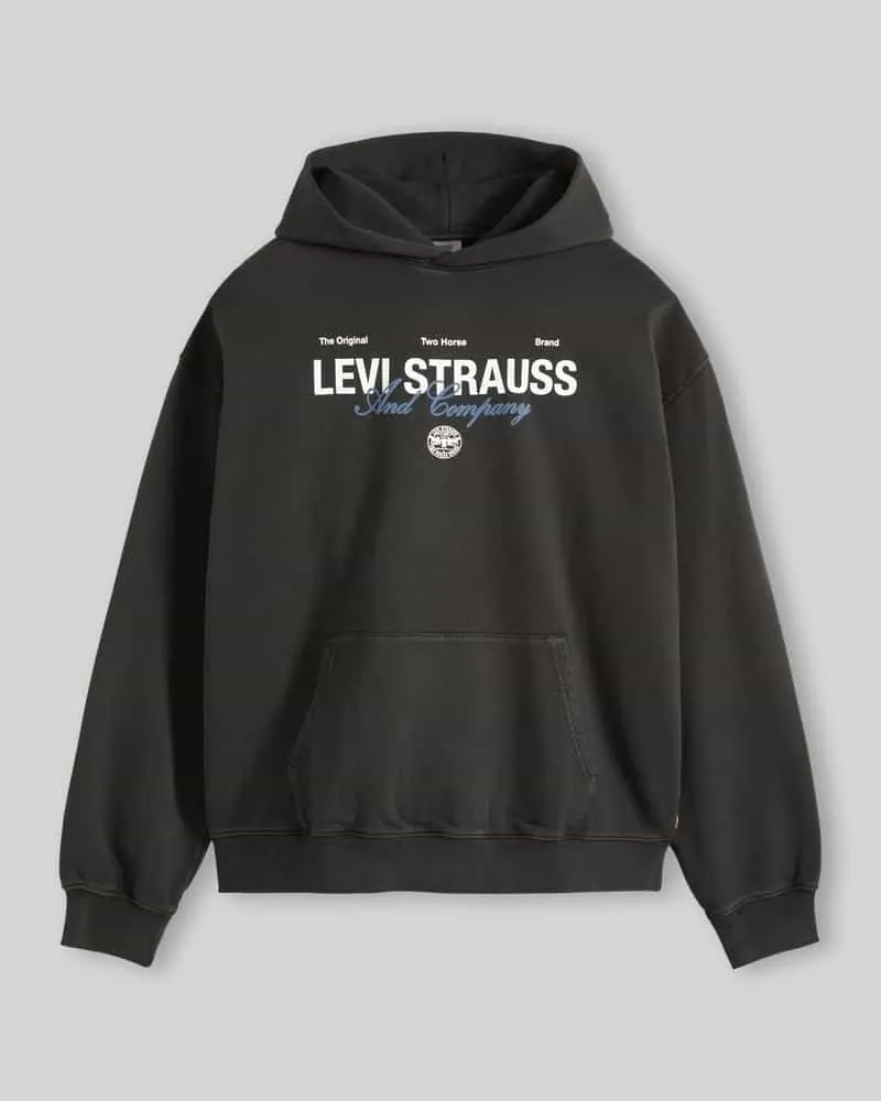 Levi's Relaxed Fit Hoodie aus Baumwoll-Mix Graphit