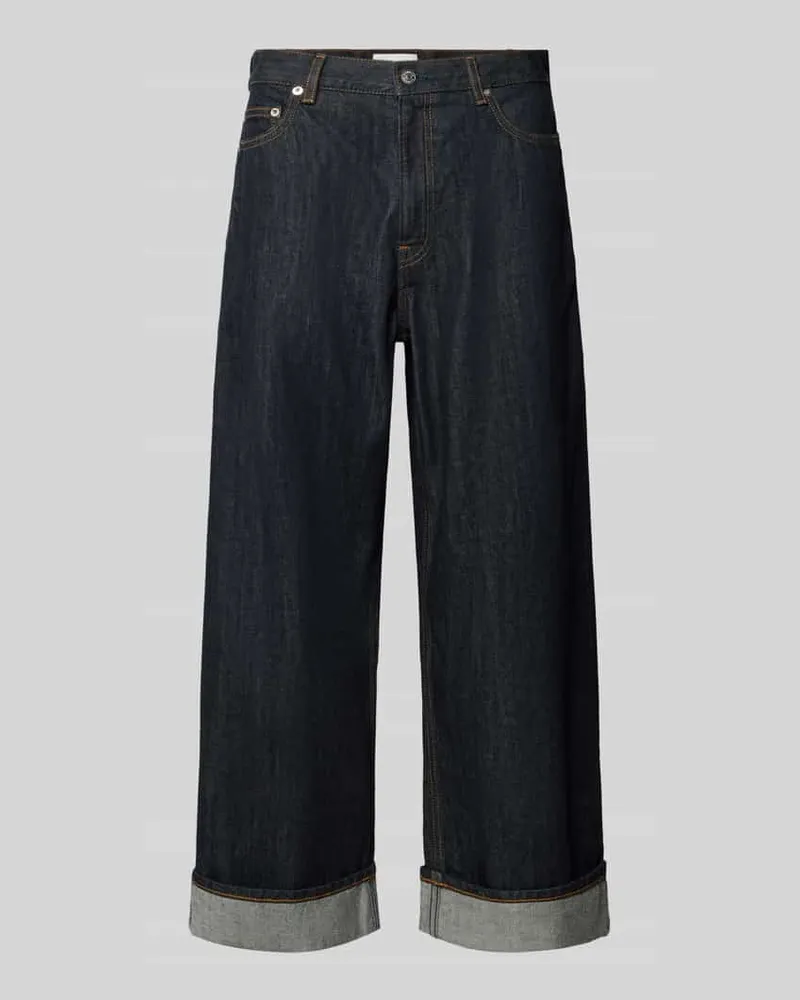 Samsøe & Samsøe Wide Fit Jeans aus reiner Baumwolle Modell 'TIMOTHY Jeansblau
